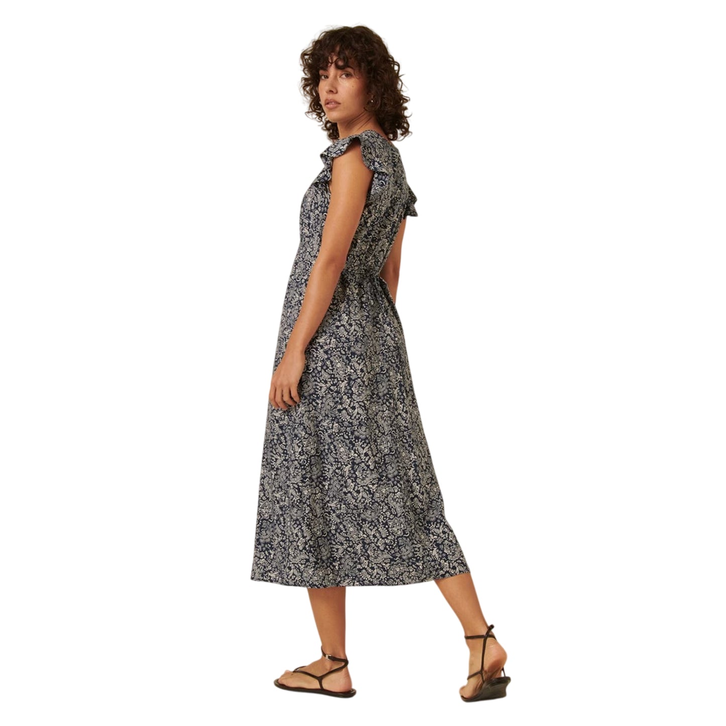 Blue - Back - Nobody´s Child Womens-Ladies Sleeveless Midi Dress