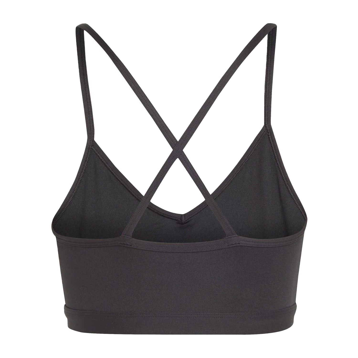 Black - Back - Adidas Womens-Ladies Aeroreact Sports Bra