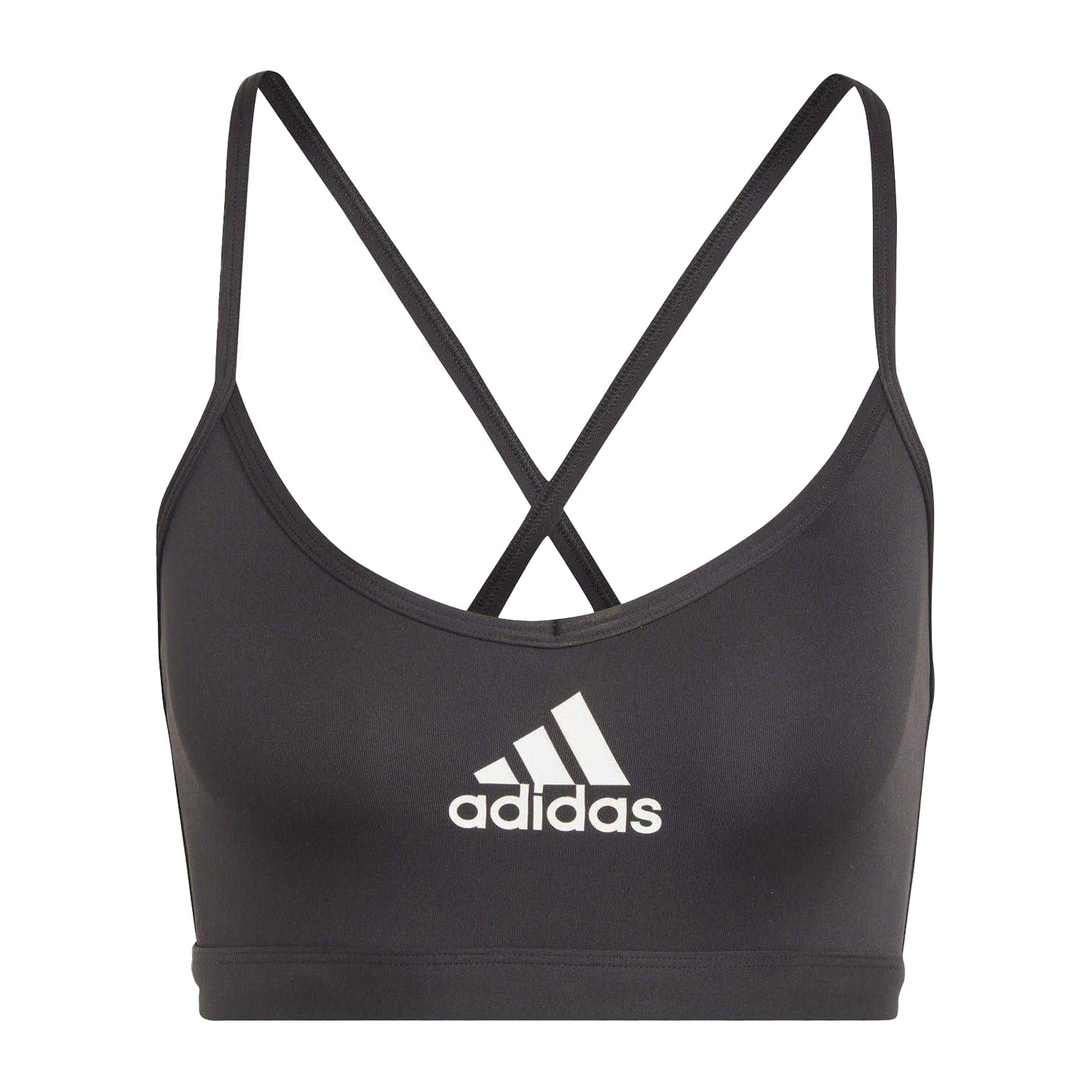 Black - Front - Adidas Womens-Ladies Aeroreact Sports Bra