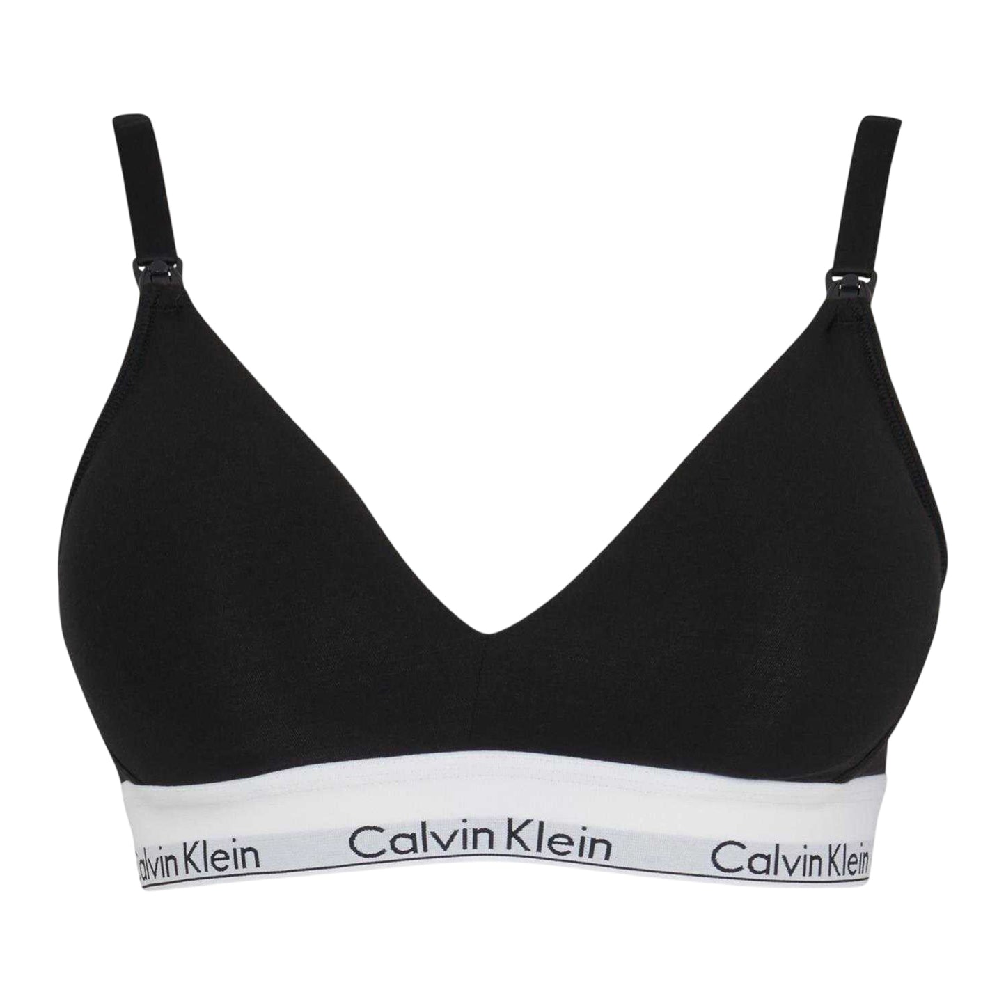 Black - Front - Calvin Klein Womens-Ladies Cotton Blend Bralette