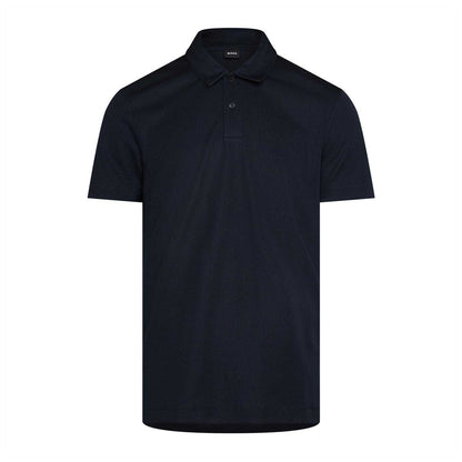 Dark Blue - Front - Boss Mens Paino Polo Shirt