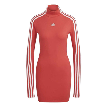 Red - Front - Adidas Womens-Ladies Originals Mini Dress