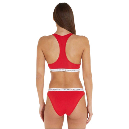 Primary Red - Back - Tommy Hilfiger Womens-Ladies Hipster Briefs