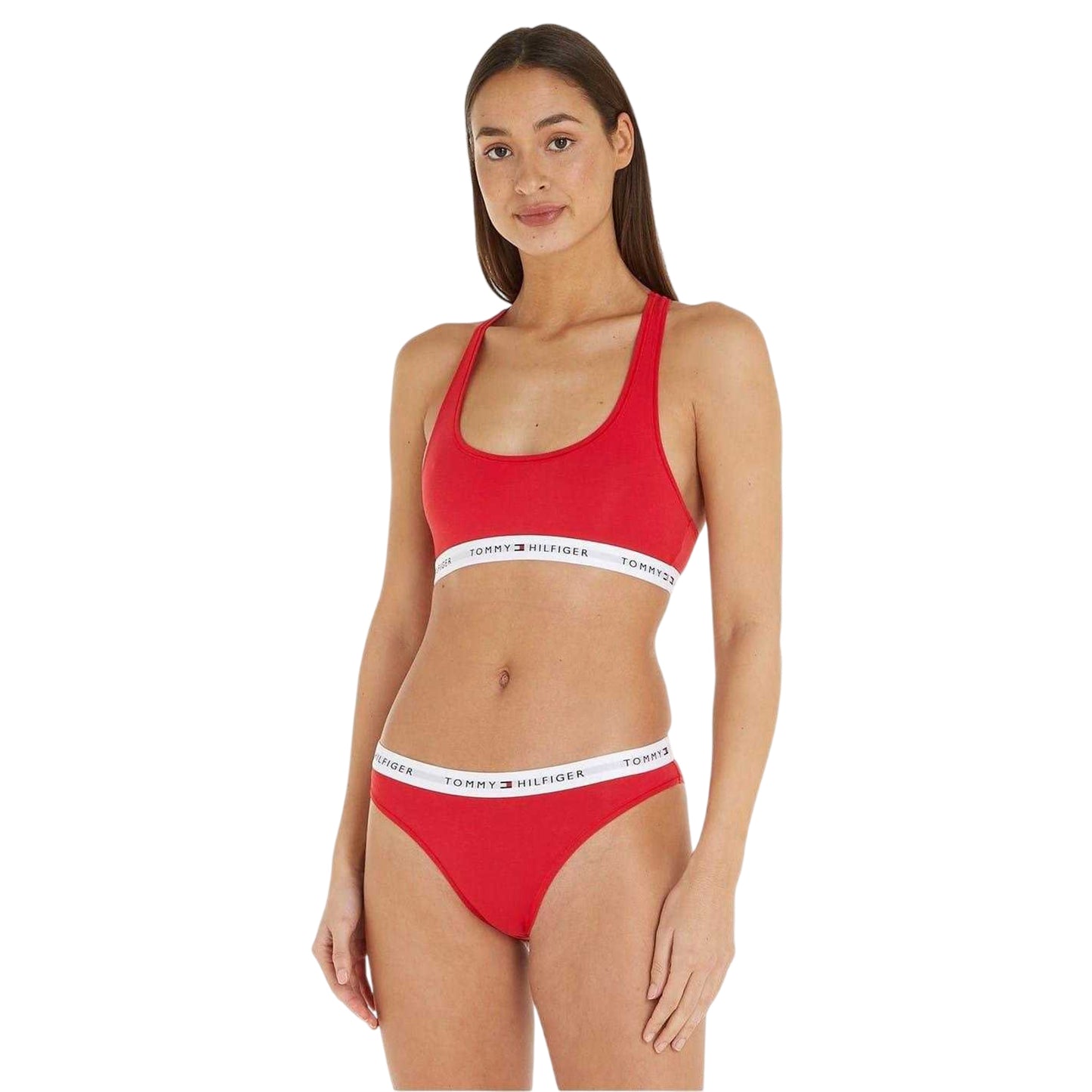 Primary Red - Side - Tommy Hilfiger Womens-Ladies Hipster Briefs