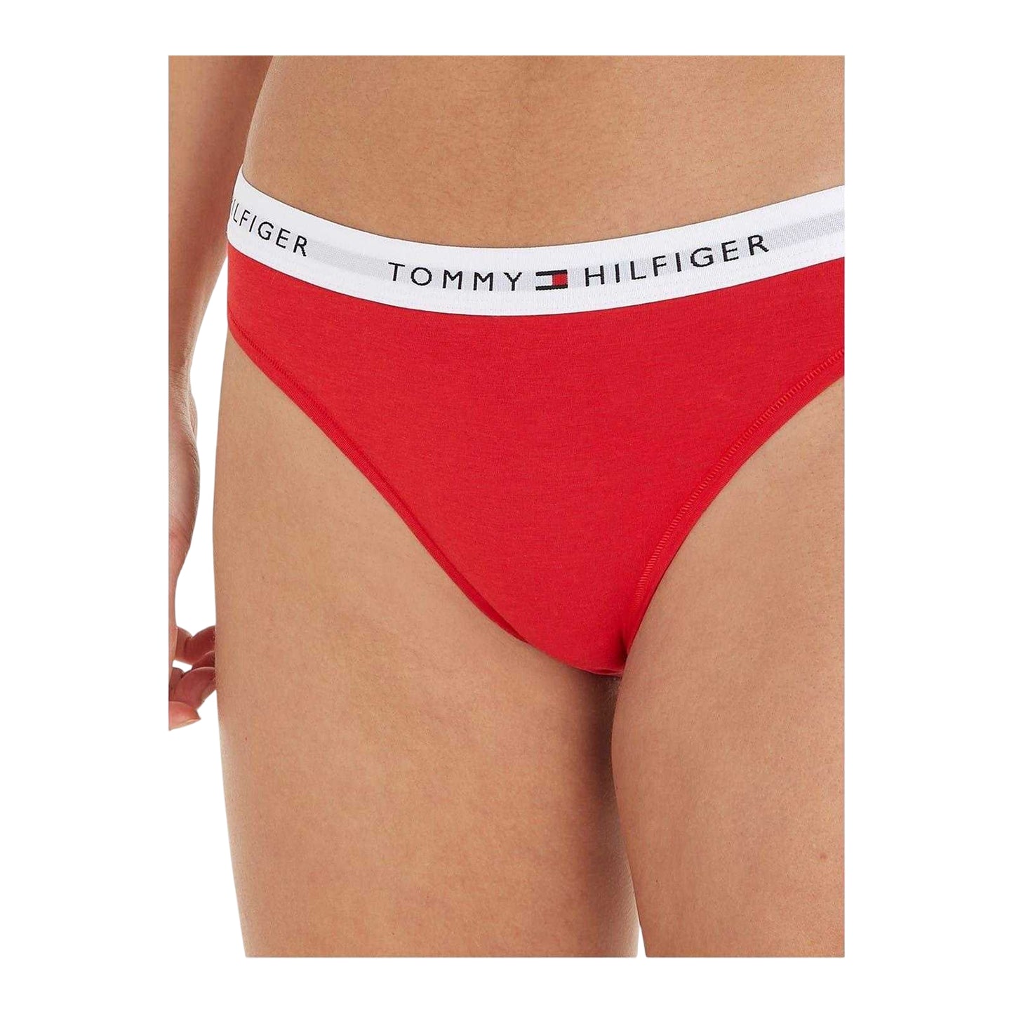 Primary Red - Lifestyle - Tommy Hilfiger Womens-Ladies Hipster Briefs