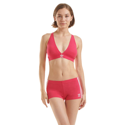 Bold Pink - Lifestyle - Adidas Womens-Ladies Cotton Blend Comfort Bra