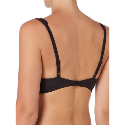 Black - Back - Triumph Womens-Ladies Amourette Floral Embroidery Bra