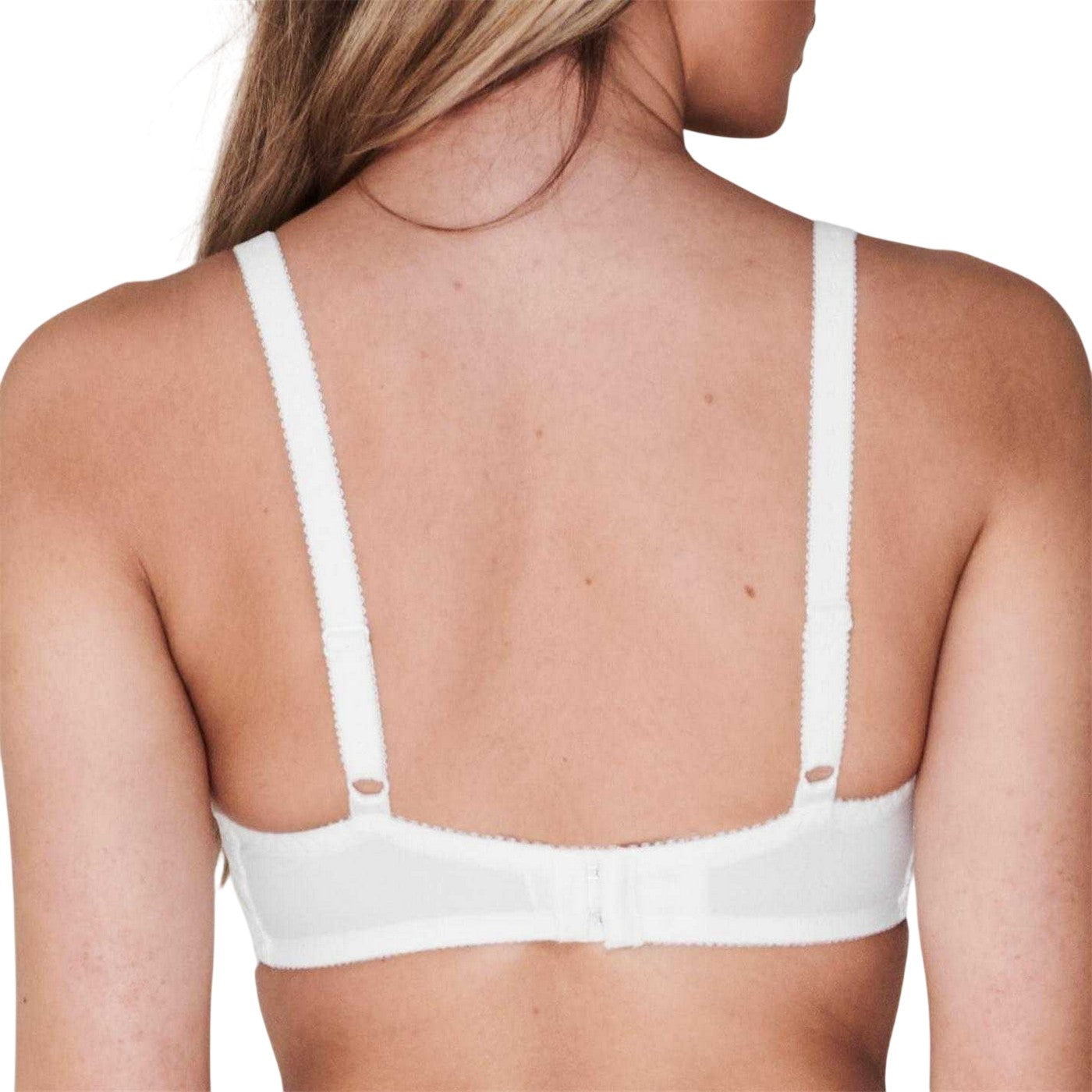 White - Lifestyle - Triumph Womens-Ladies Amourette Floral Embroidery Bra