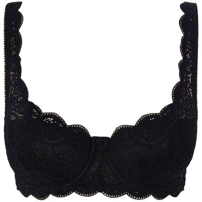 Black - Front - Triumph Womens-Ladies Amourette Floral Embroidery Bra