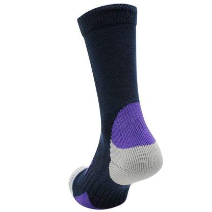 Navy-Purple - Side - Karrimor Womens-Ladies Walking Socks (Pack of 2)