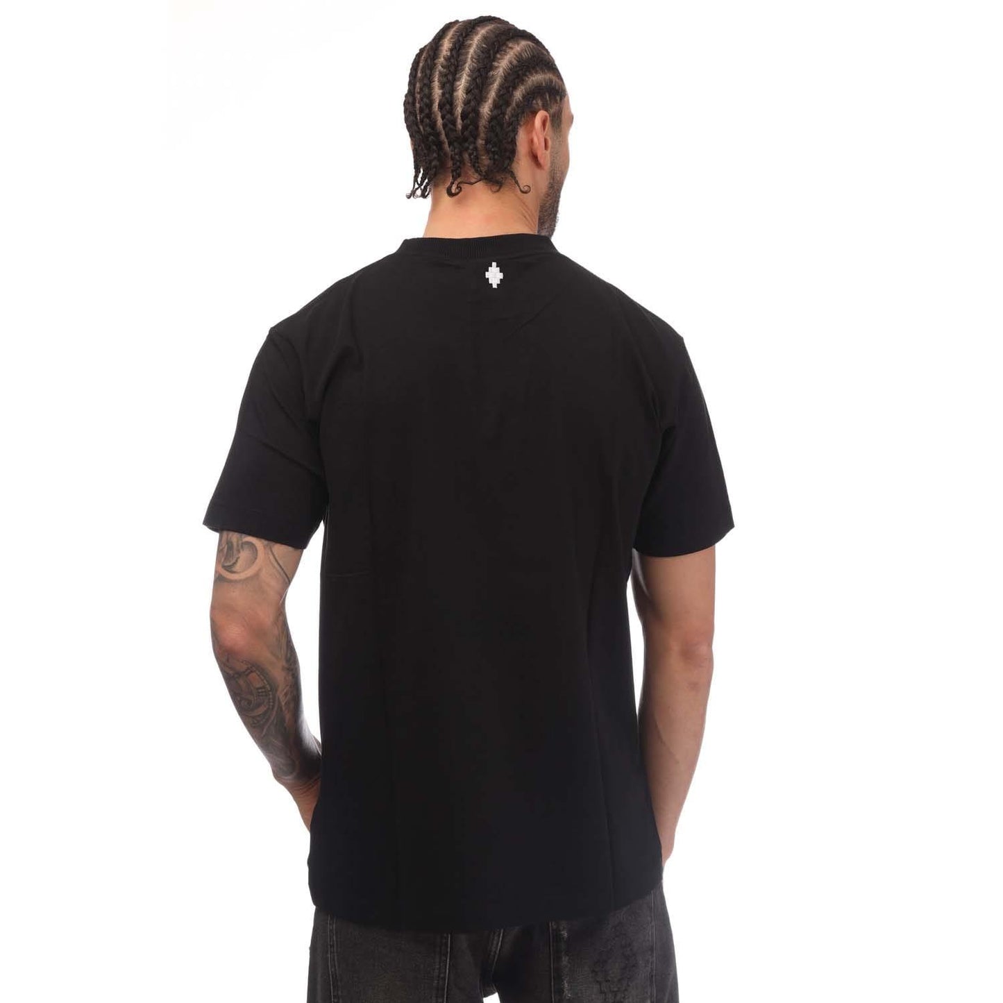 Black-White - Back - Marcelo Burlon Unisex Adult County Of Milan Cup Regular T-Shirt