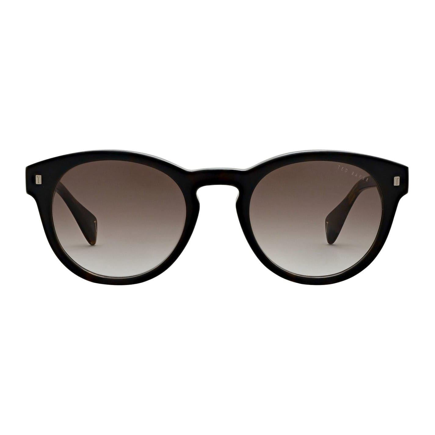 Tortoise Flecked - Front - Ted Baker Unisex Adult Bak Dax Round Sunglasses