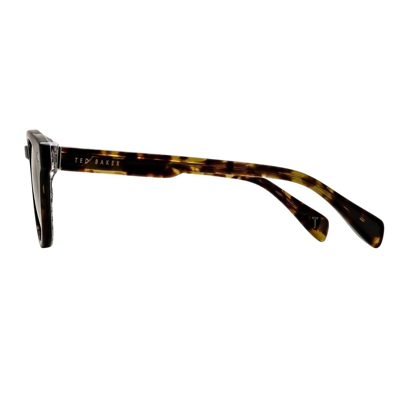 Tortoise Flecked - Back - Ted Baker Unisex Adult Bak Dax Round Sunglasses