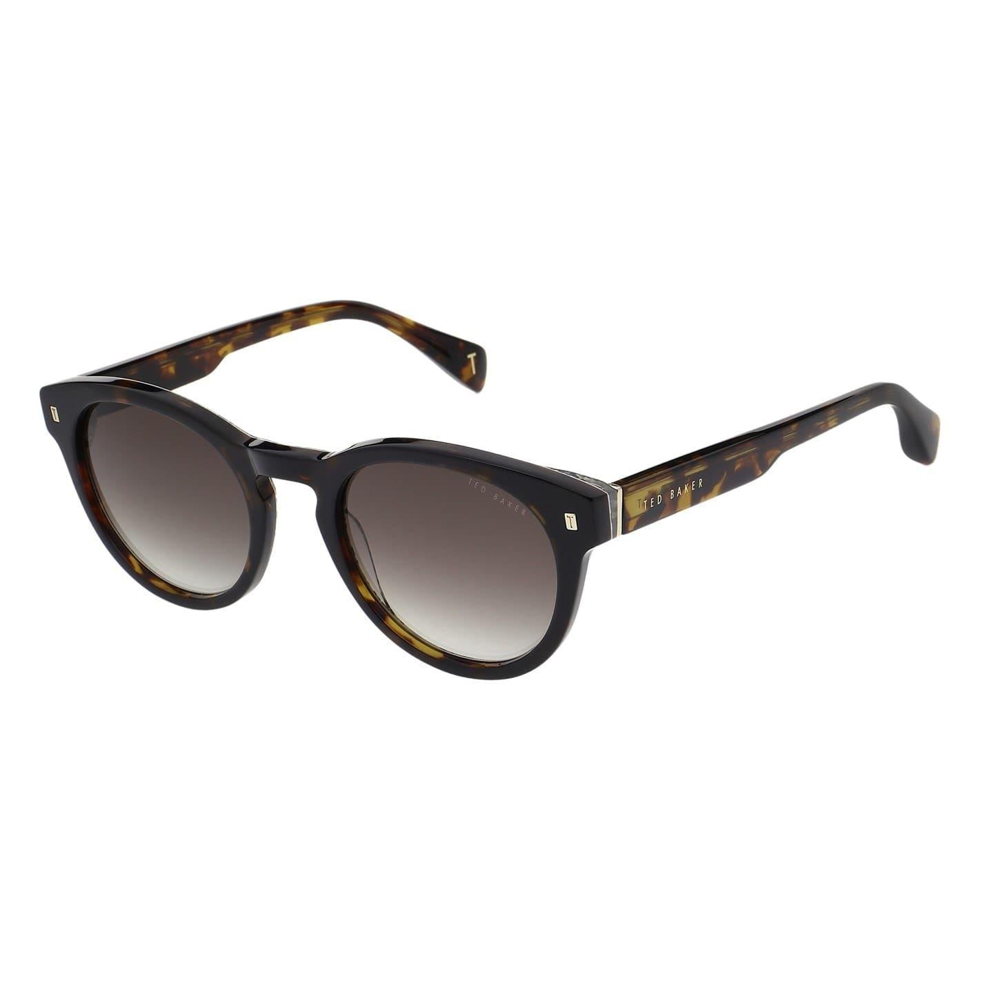 Tortoise Flecked - Side - Ted Baker Unisex Adult Bak Dax Round Sunglasses