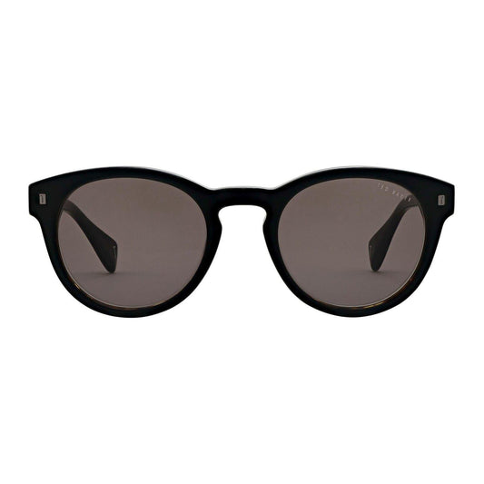 Black-Tortoise Flecked - Front - Ted Baker Unisex Adult Bak Dax Round Sunglasses