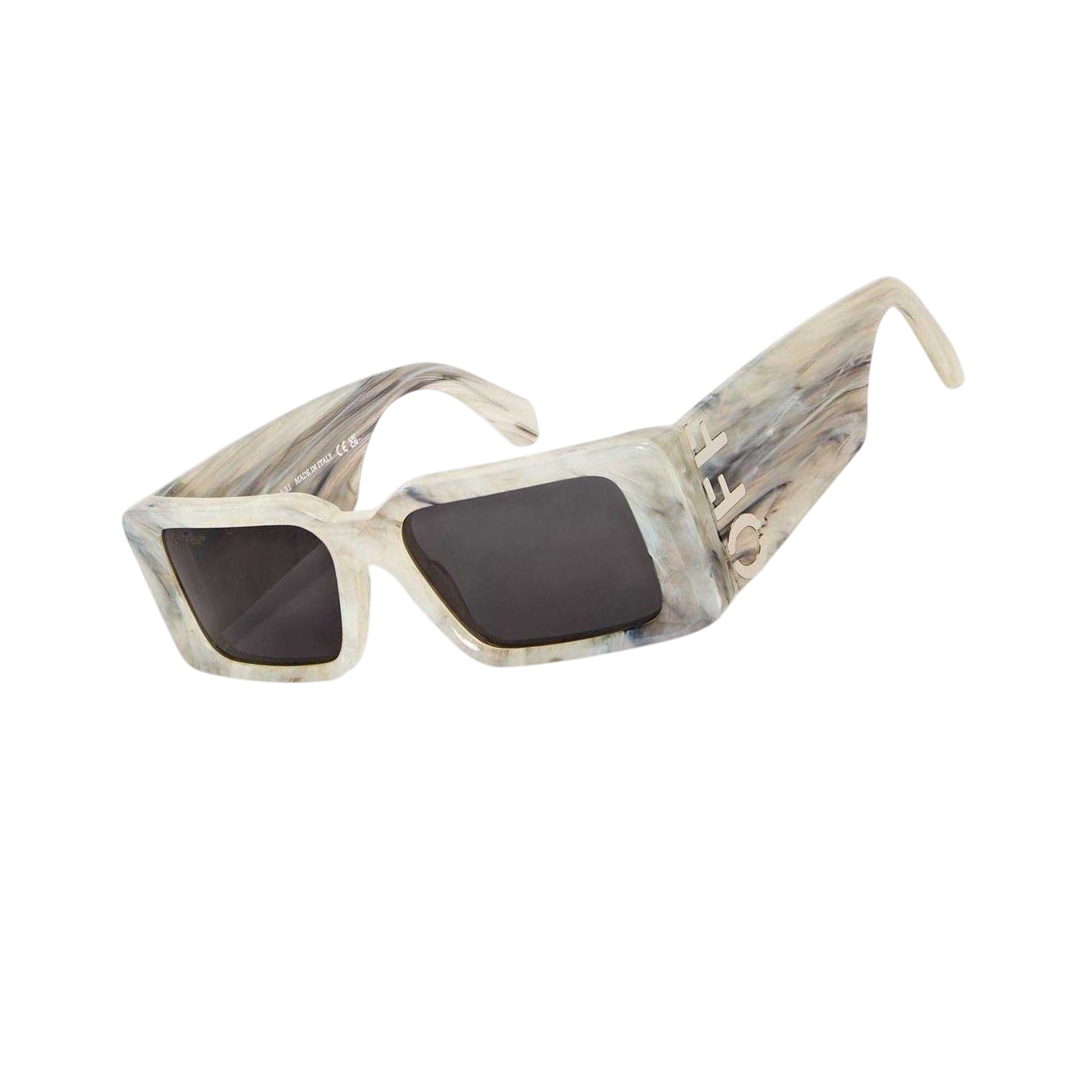 Marble-Grey - Back - Off White Womens-Ladies Milano Sunglasses