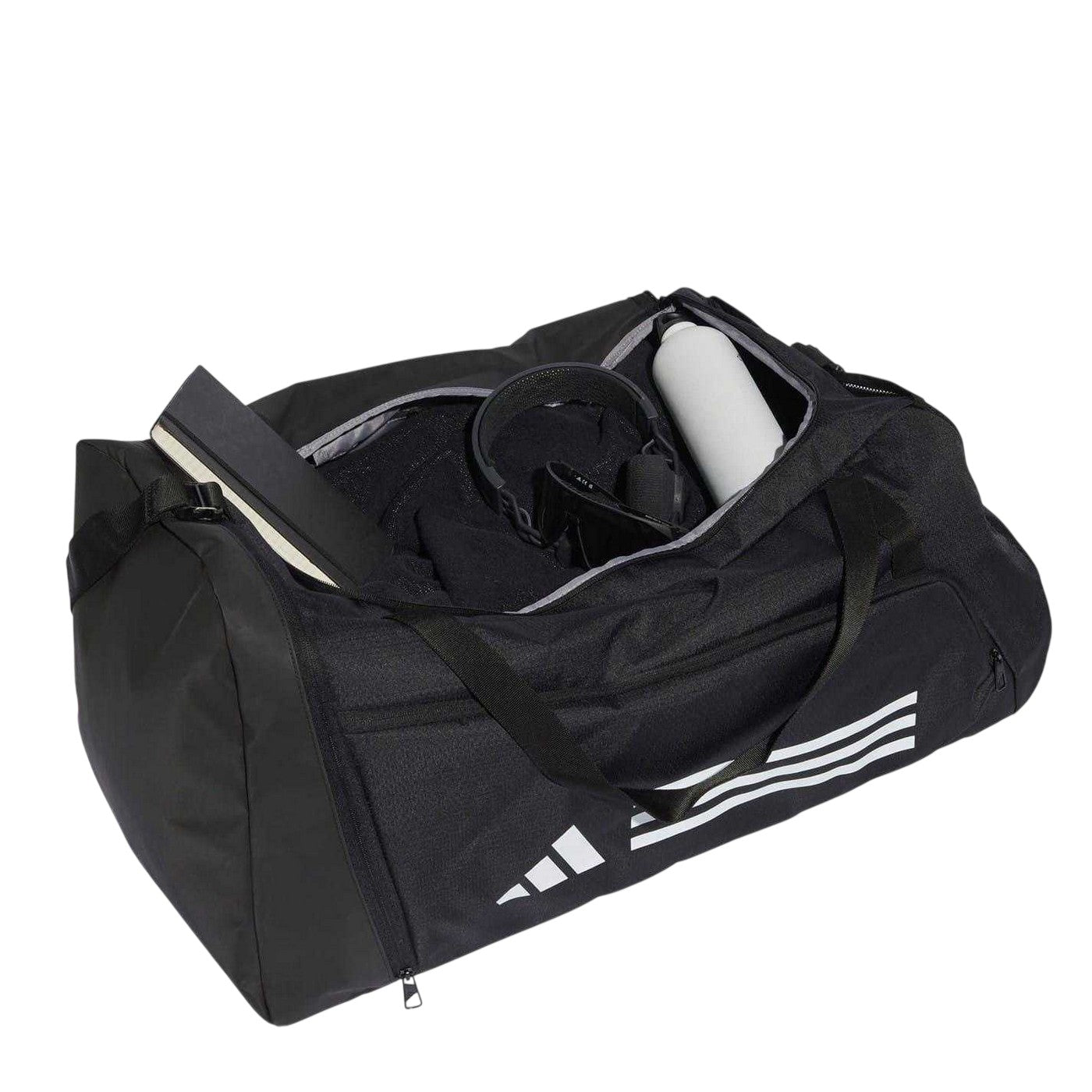 Black-White - Lifestyle - Adidas Essentials Duffle Bag