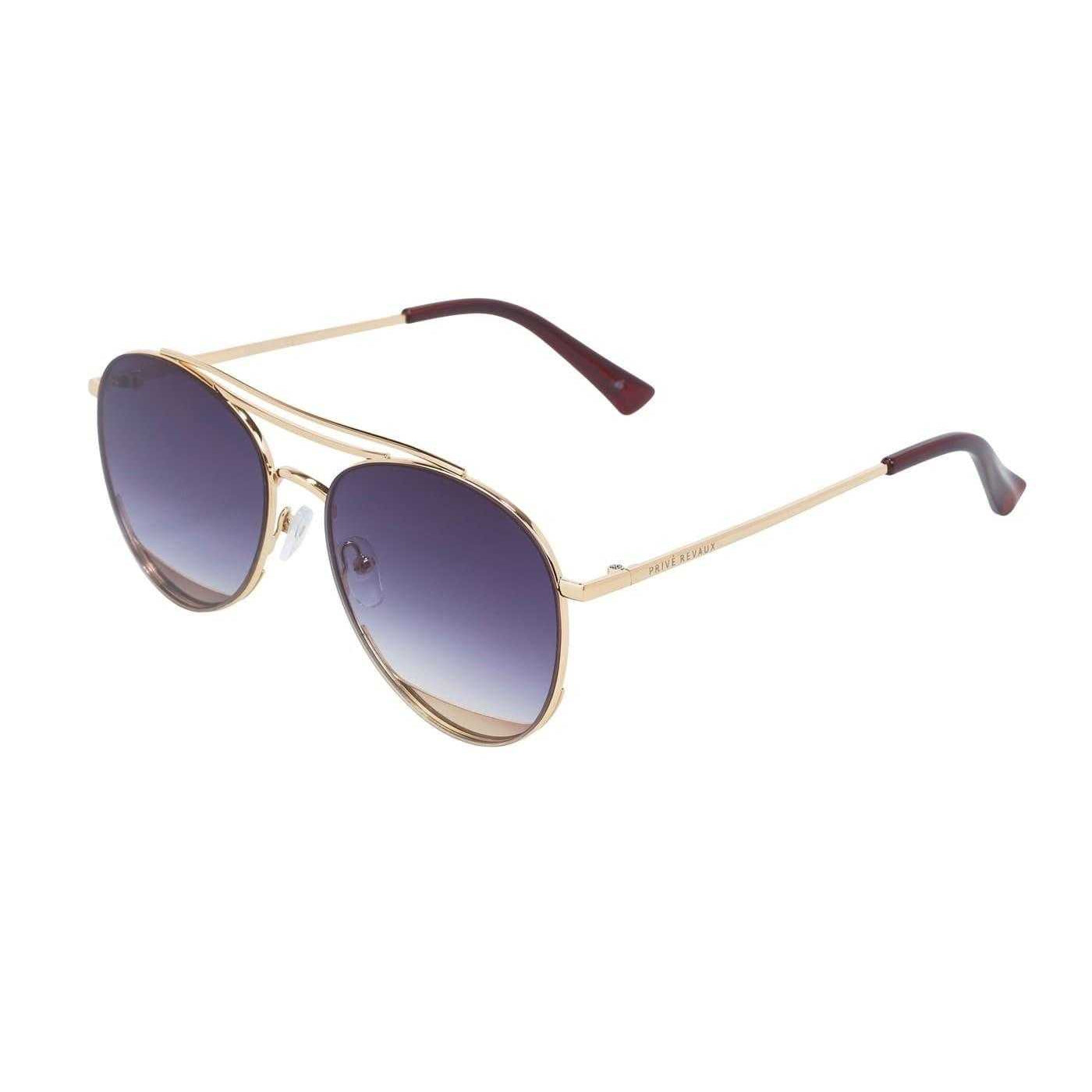 Gold - Front - Prive Revaux Unisex Adult Sunglasses