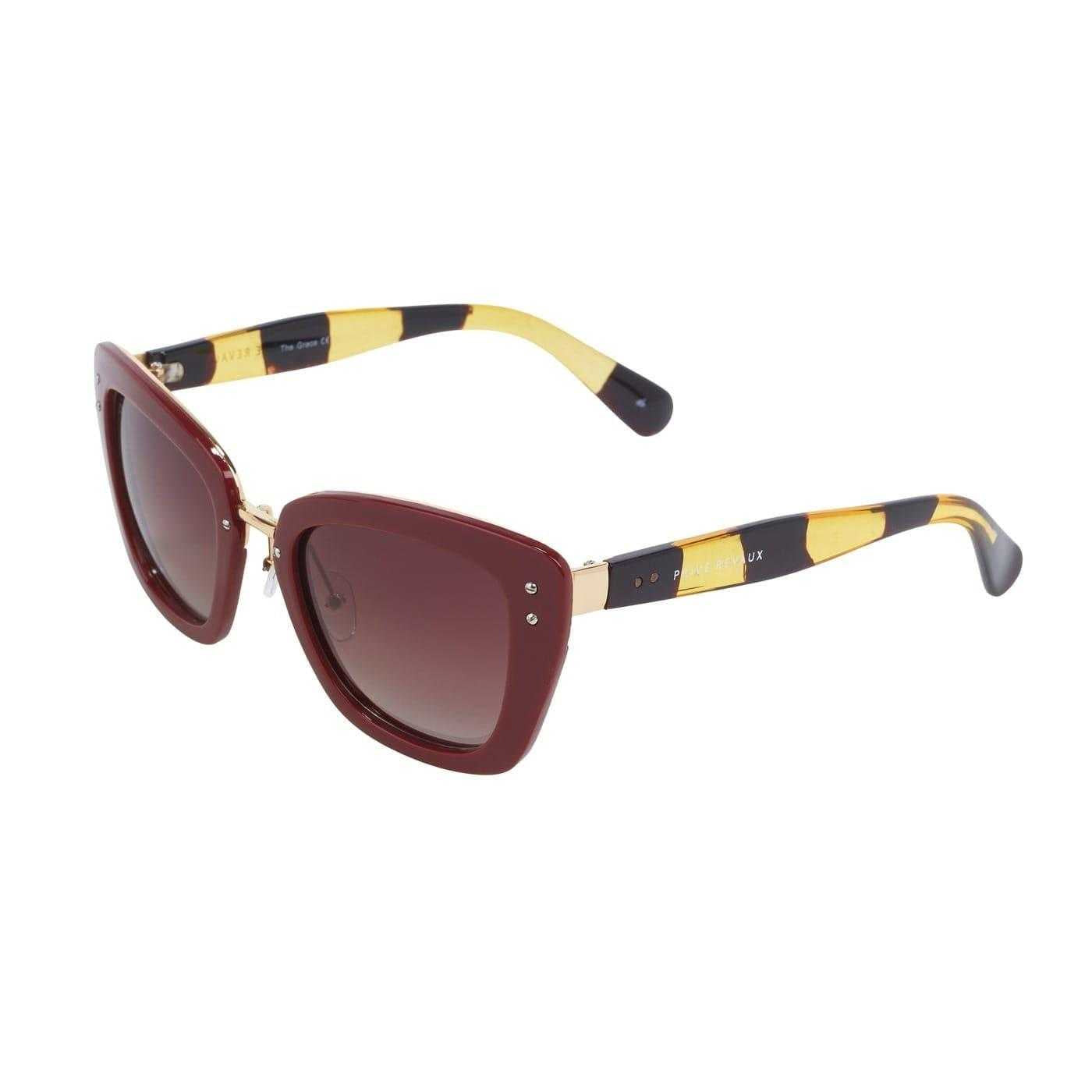 Brown - Front - Prive Revaux Unisex Adult Cat Eye Sunglasses