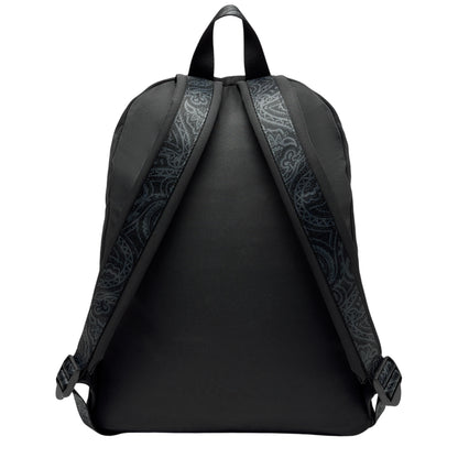 Black - Back - Pretty Green Bramhall Paisley Backpack