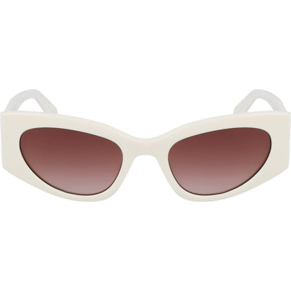 White - Front - Liu Jo Womens-Ladies Cat Eye Sunglasses