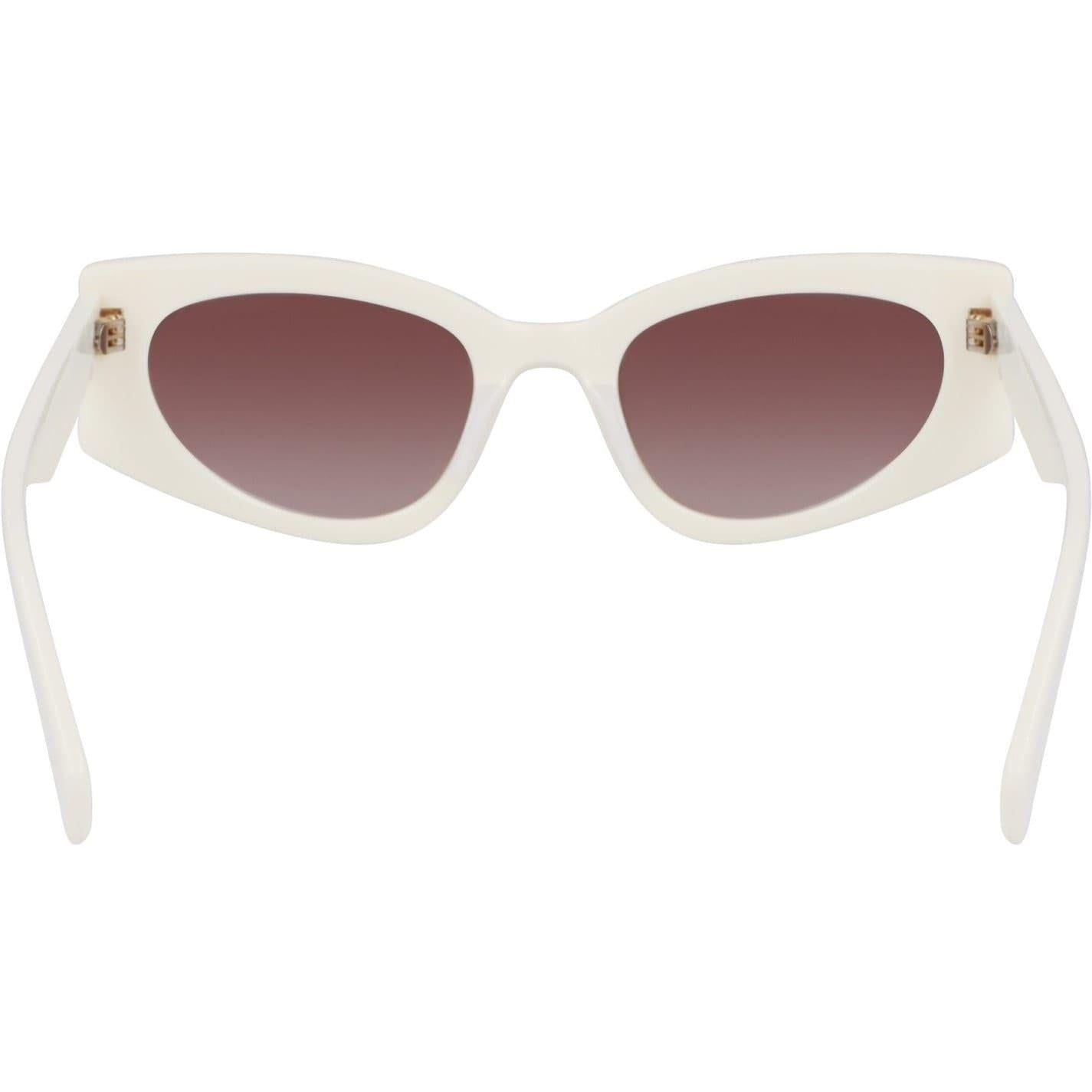 White - Back - Liu Jo Womens-Ladies Cat Eye Sunglasses
