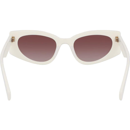 White - Back - Liu Jo Womens-Ladies Cat Eye Sunglasses