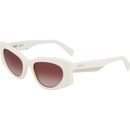 White - Lifestyle - Liu Jo Womens-Ladies Cat Eye Sunglasses