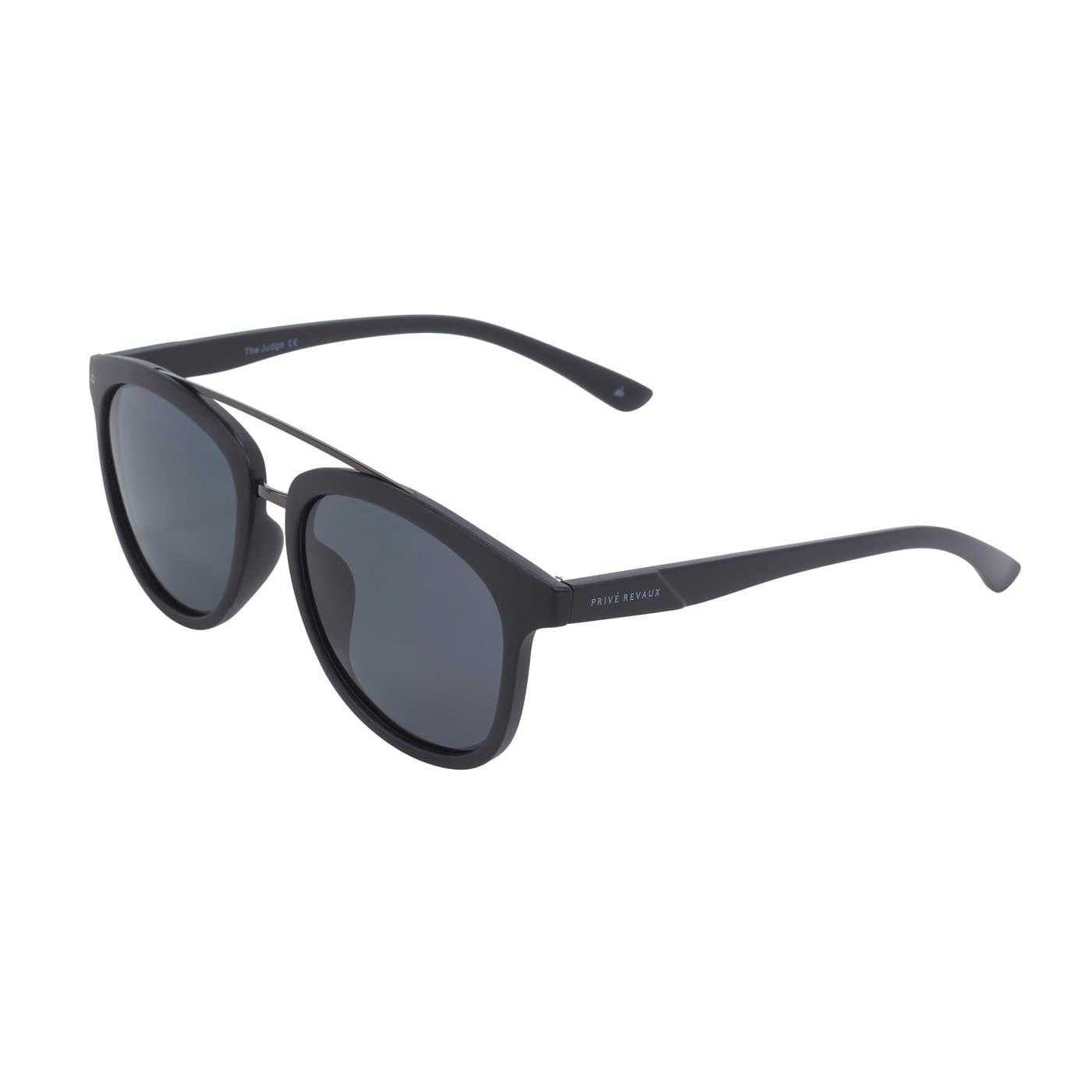 Black - Front - Prive Revaux Unisex Adult The Judge Sunglasses