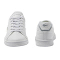 White - Pack Shot - Lacoste Childrens-Kids Carnaby Pro Trainers