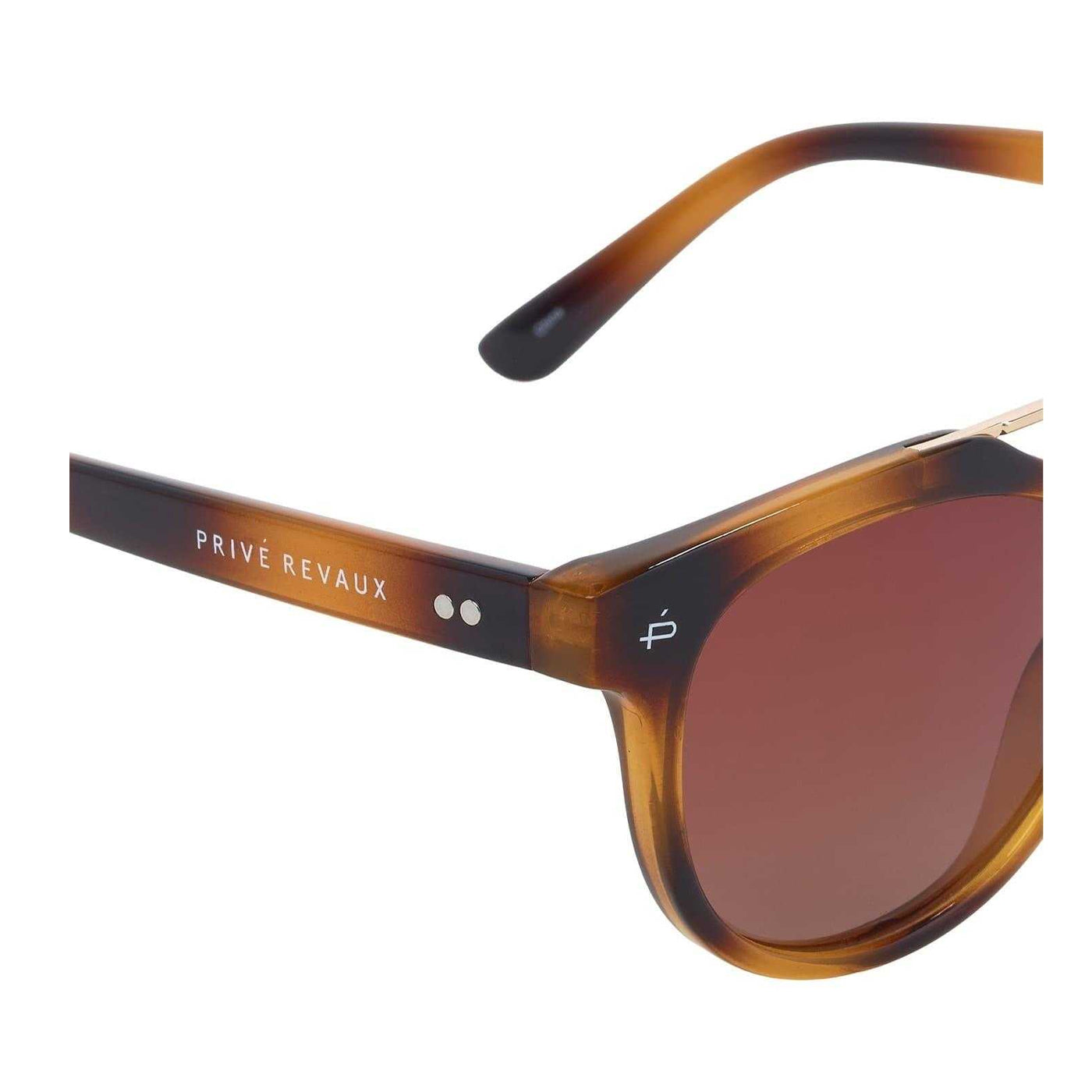 Brown Marble - Side - Prive Revaux Unisex Adult The Churchill Sunglasses