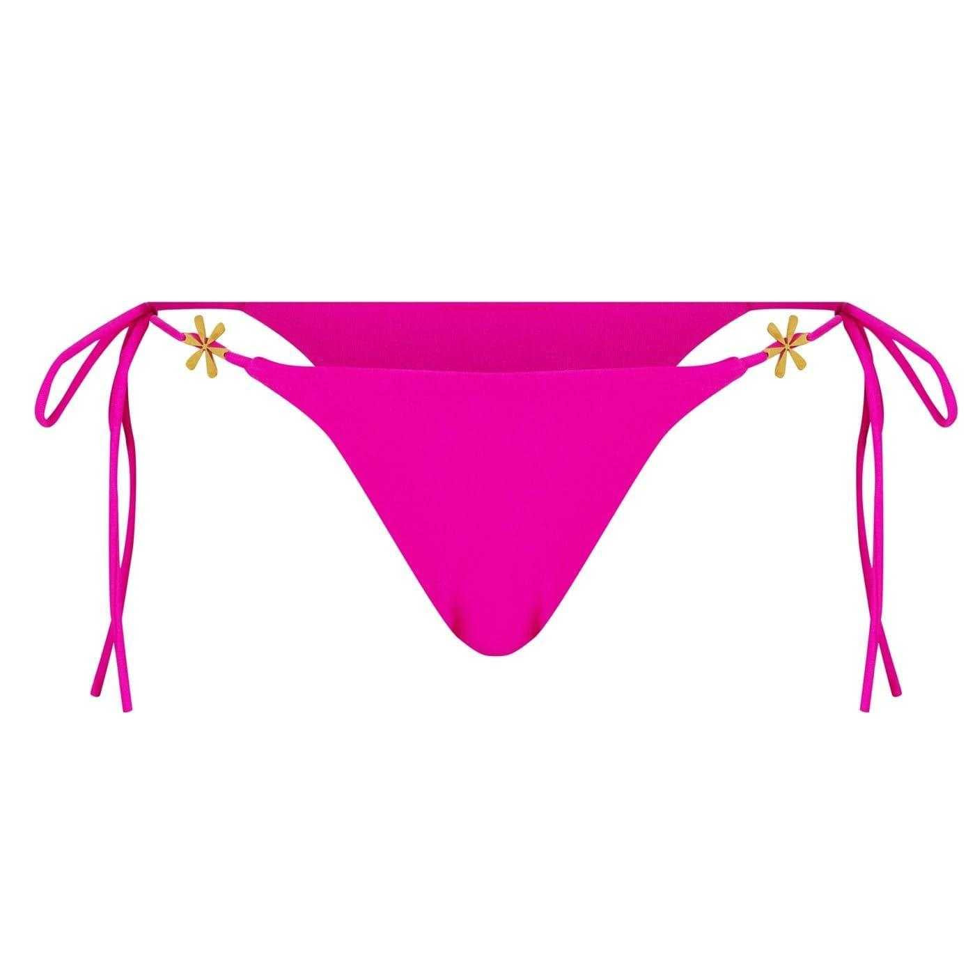 Magenta - Front - Astar Womens-Ladies Juliana Bikini Bottoms