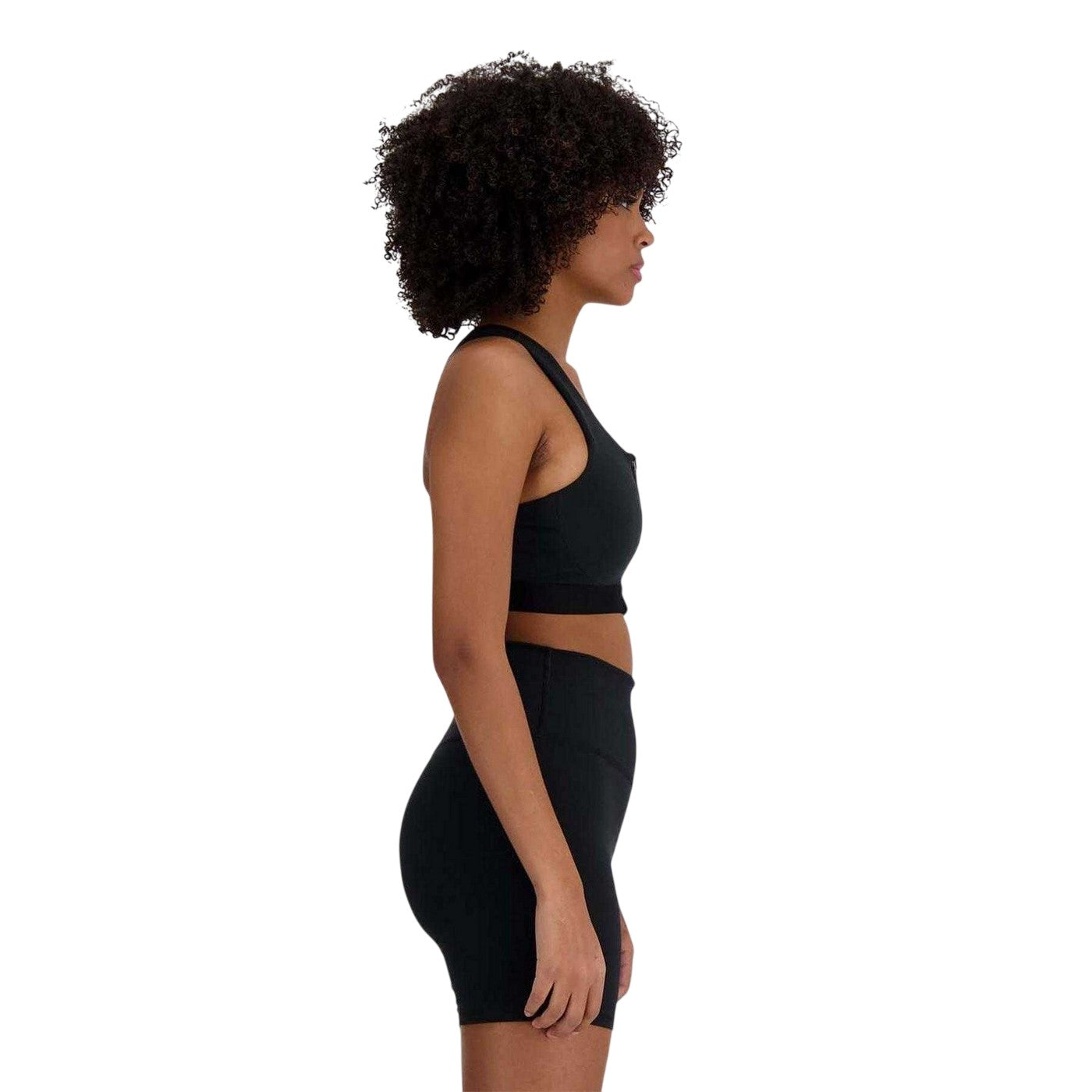 Black - Side - New Balance Womens-Ladies Sports Bra
