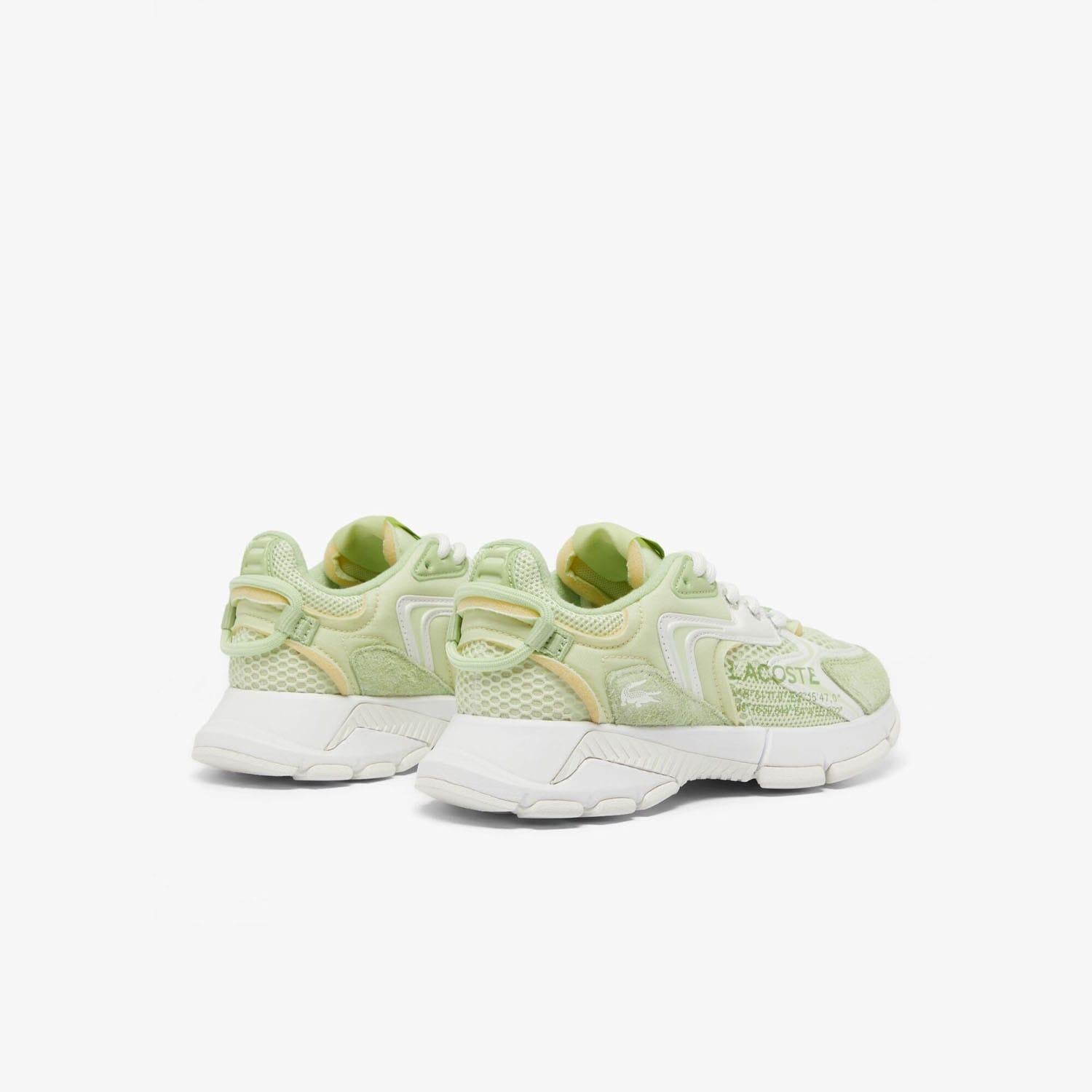 Green-White - Side - Lacoste Womens-Ladies L003 Neo Trainers