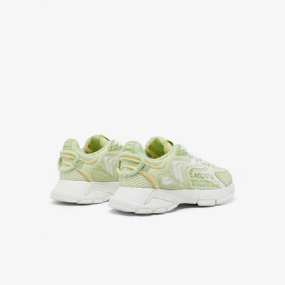 Green-White - Side - Lacoste Womens-Ladies L003 Neo Trainers