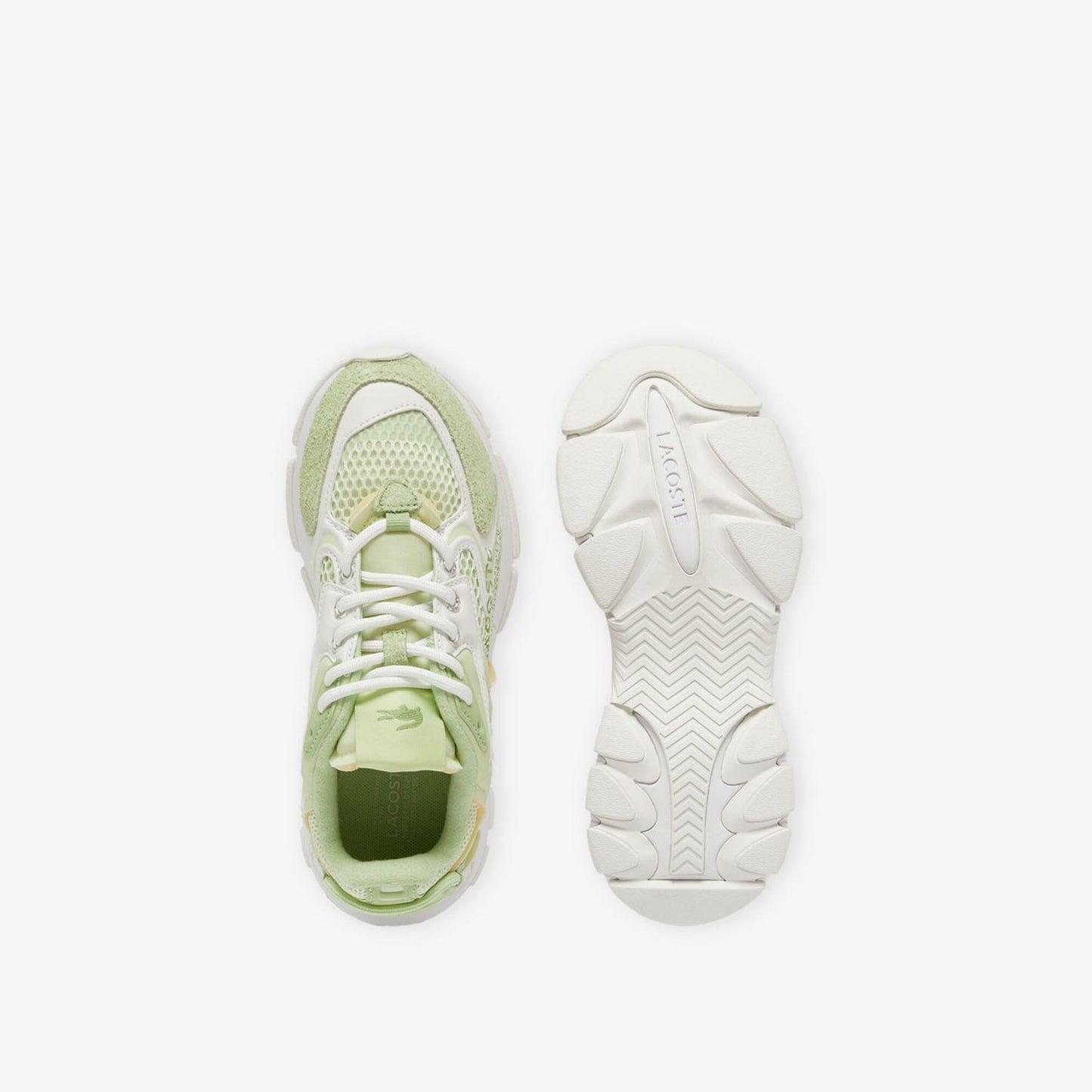 Green-White - Lifestyle - Lacoste Womens-Ladies L003 Neo Trainers