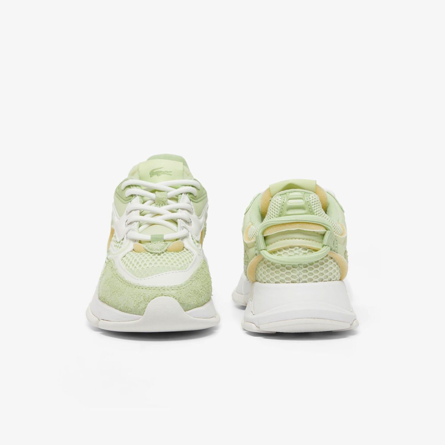 Green-White - Pack Shot - Lacoste Womens-Ladies L003 Neo Trainers