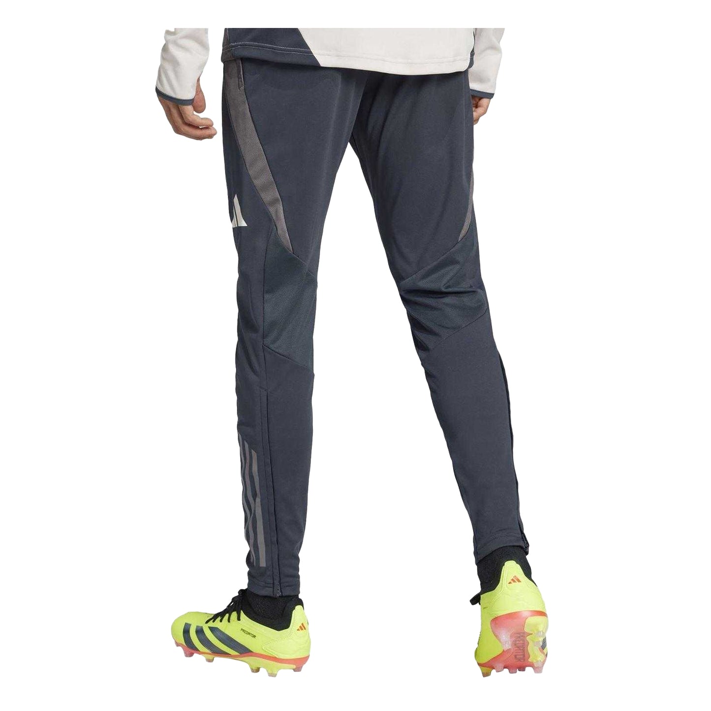 Dark Grey - Back - Adidas Mens Tiro Tapered Tracksuit Bottoms