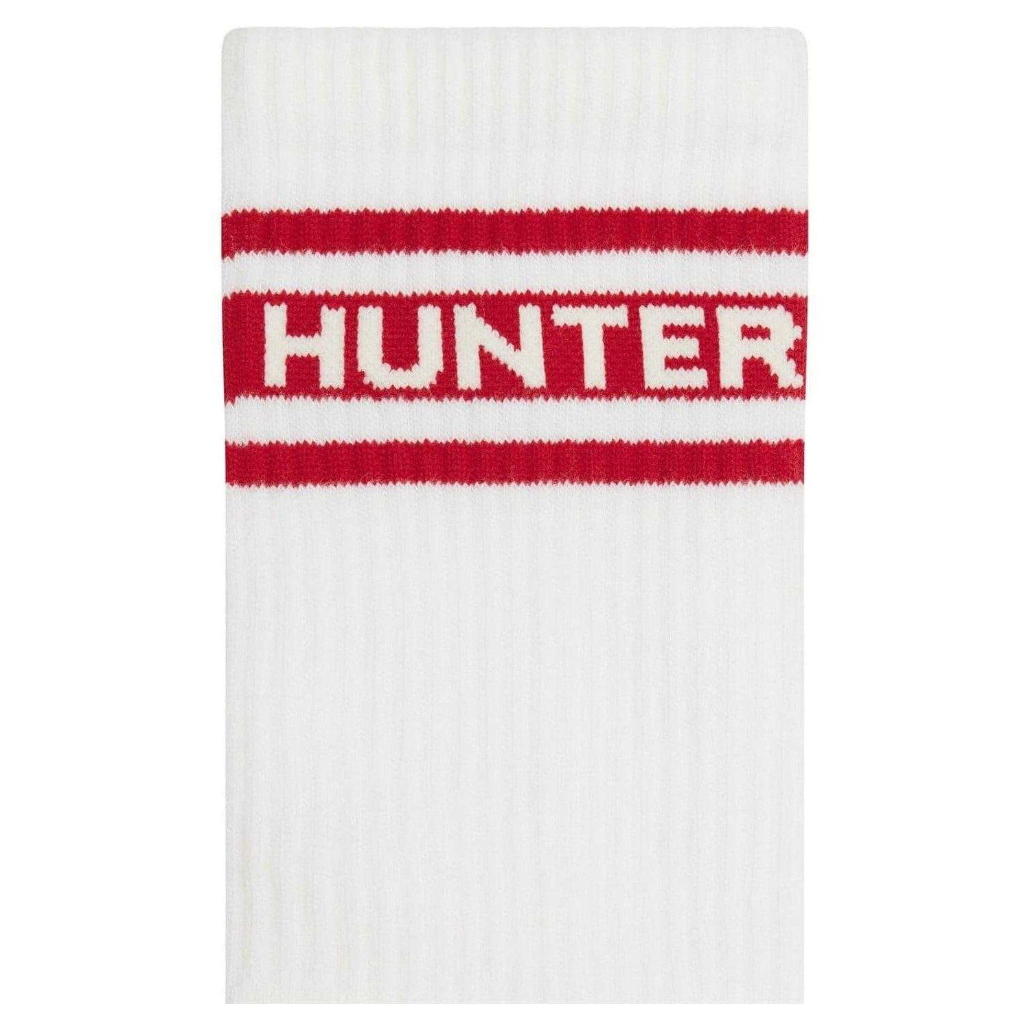 White - Back - Hunter Unisex Adult Crew Socks (Pack of 3)