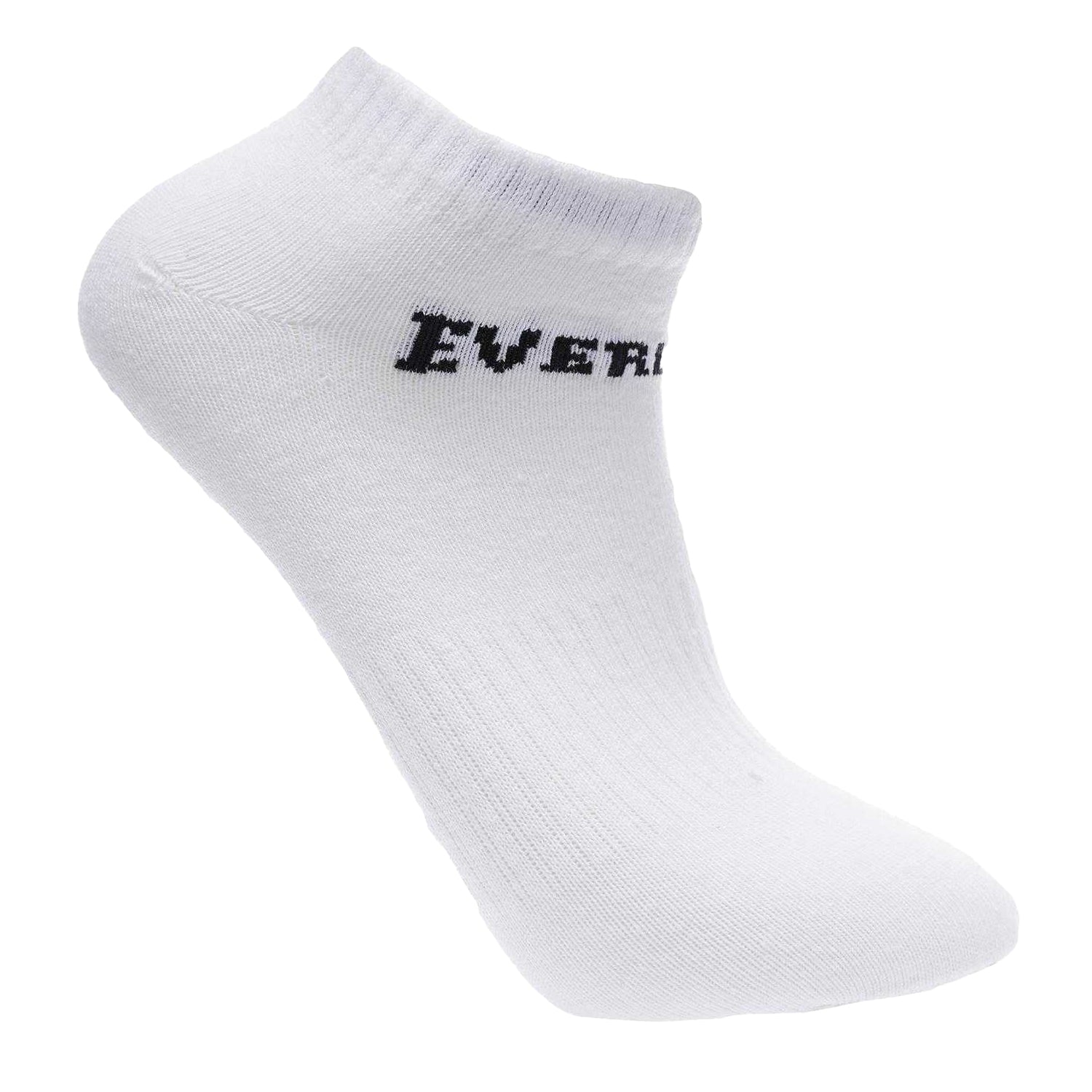 White - Back - Everlast Childrens-Kids Trainer Socks (Pack of 3)
