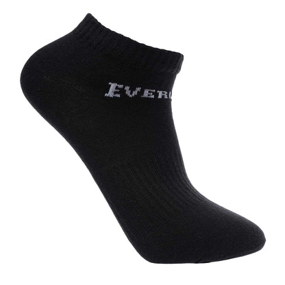 Black - Back - Everlast Childrens-Kids Trainer Socks (Pack of 3)