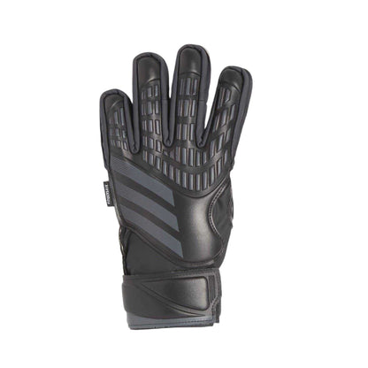 Black - Back - Adidas Childrens-Kids Predator Match Fingersave Football Goalkeeper Gloves