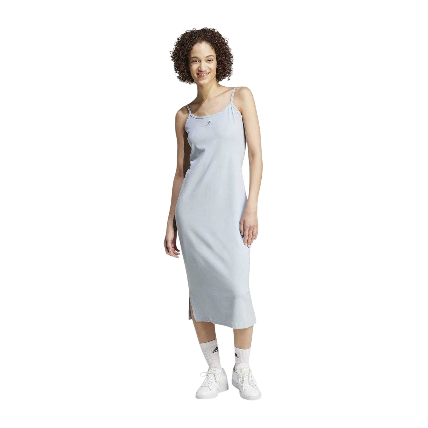 Blue - Lifestyle - Adidas Womens-Ladies All SZN Cotton Midi Dress
