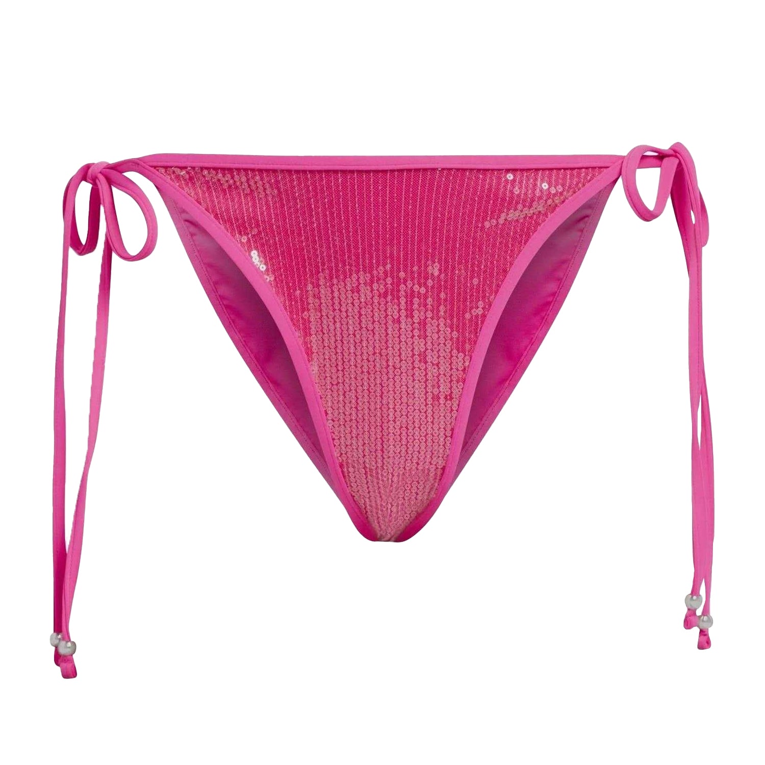 Pink - Front - Adidas Womens-Ladies Sequin Bikini Bottoms
