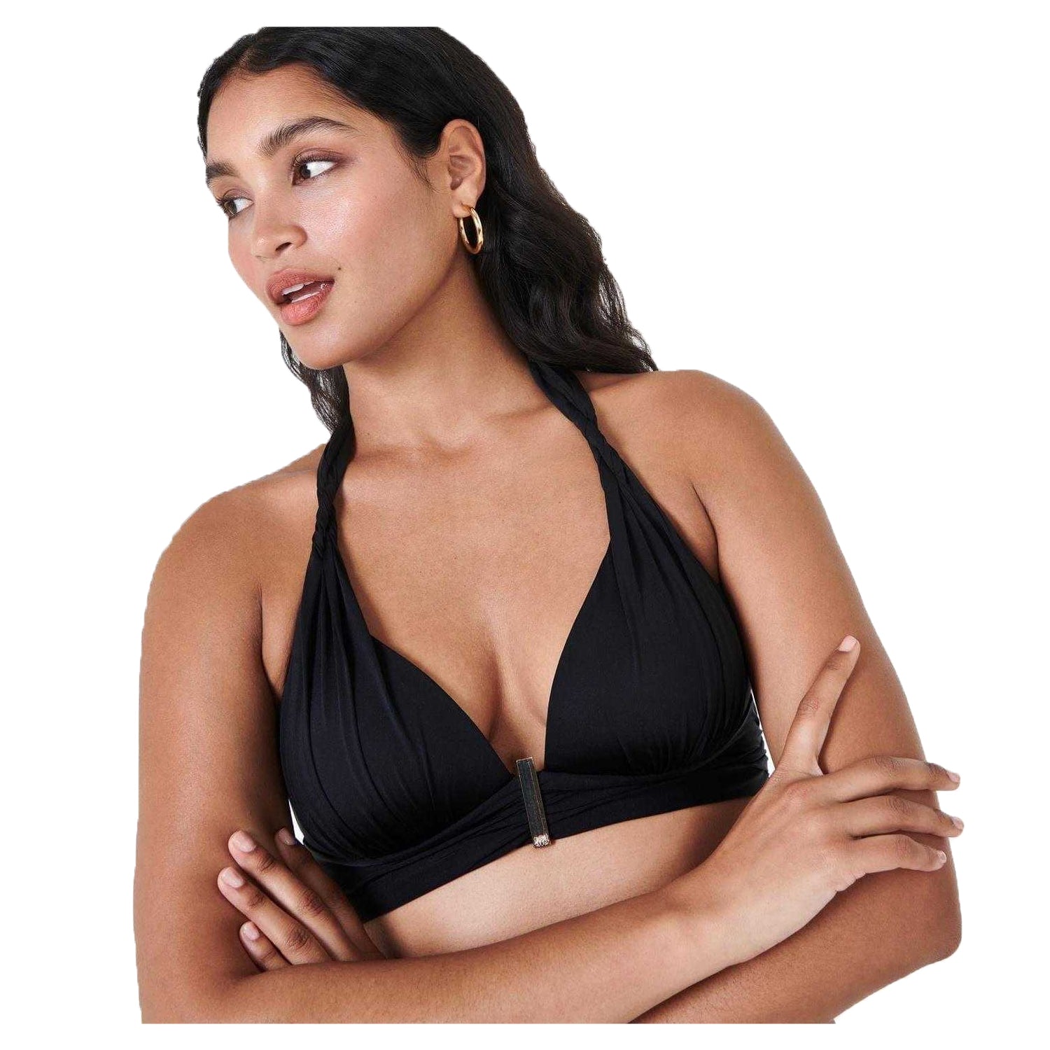 Black - Side - Biba Womens-Ladies Sophia Bikini Top