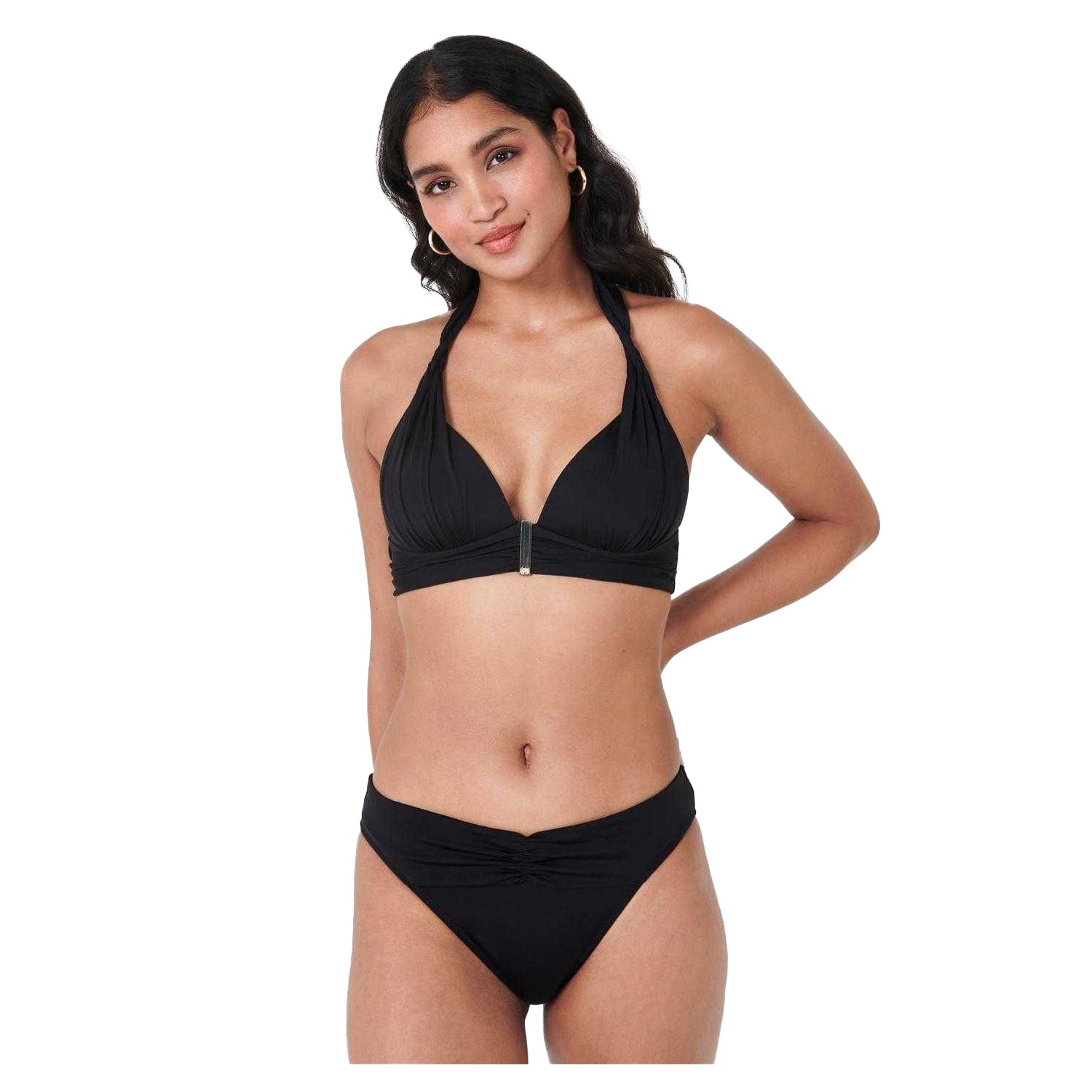 Black - Front - Biba Womens-Ladies Sophia Bikini Top