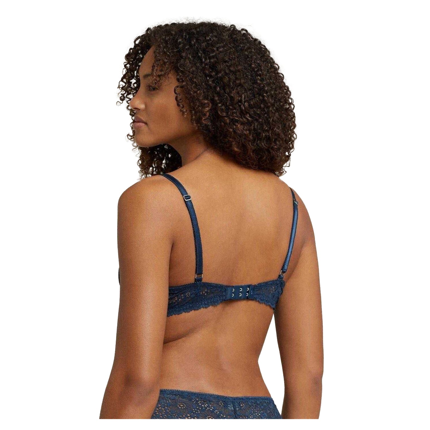 Denim - Back - Ralph Lauren Womens-Ladies Floral Lace Bra