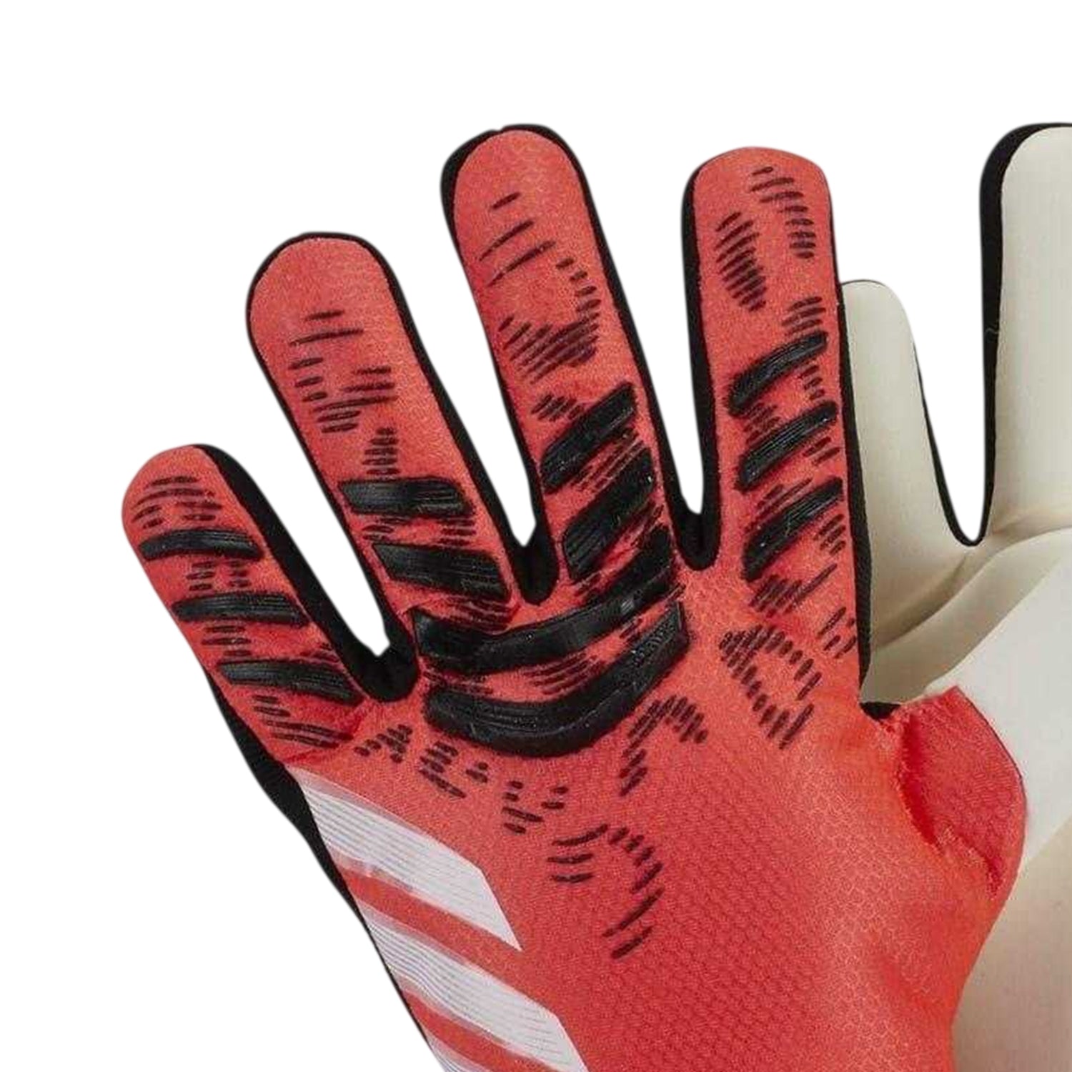 Red-Black - Back - Adidas Childrens-Kids Predator Pro Goalkeeping Goalkeeper Gloves