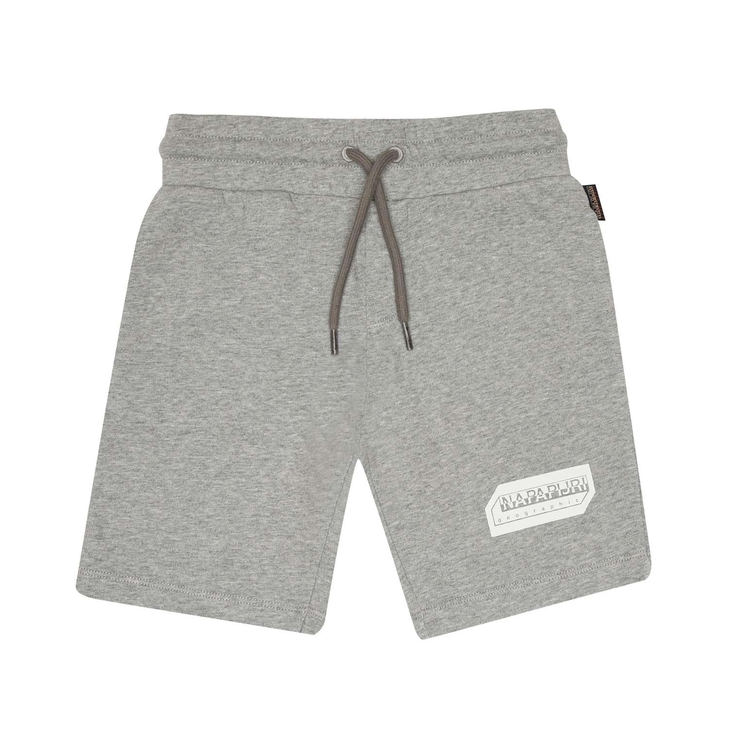 Grey - Front - Napapijri Childrens-Kids Kitik Shorts