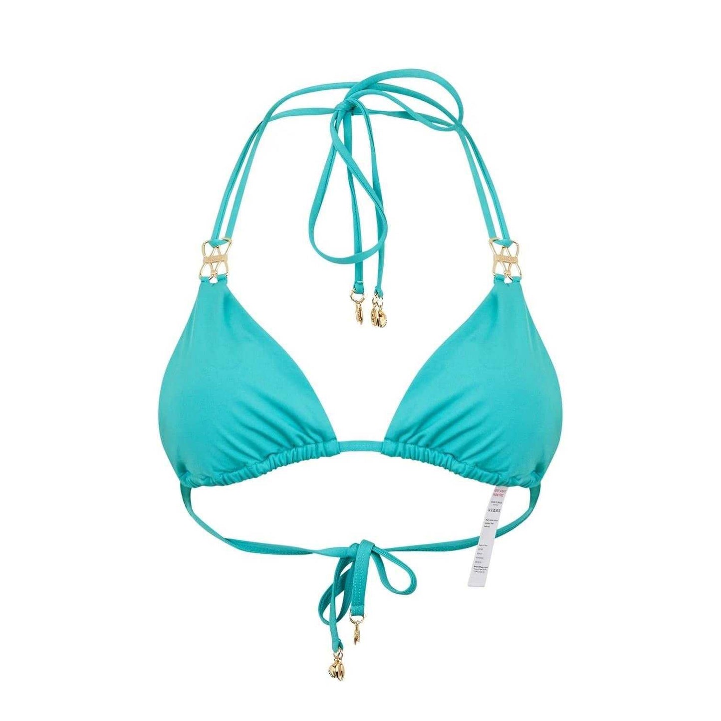 Aqua - Front - Biba Womens-Ladies Kayla Bikini Top